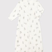 baby girl white bunny gown