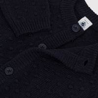 baby navy cardigan