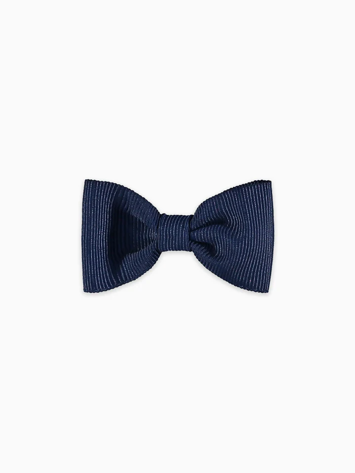 small bow clip C navy