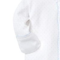new kissy dots print footie