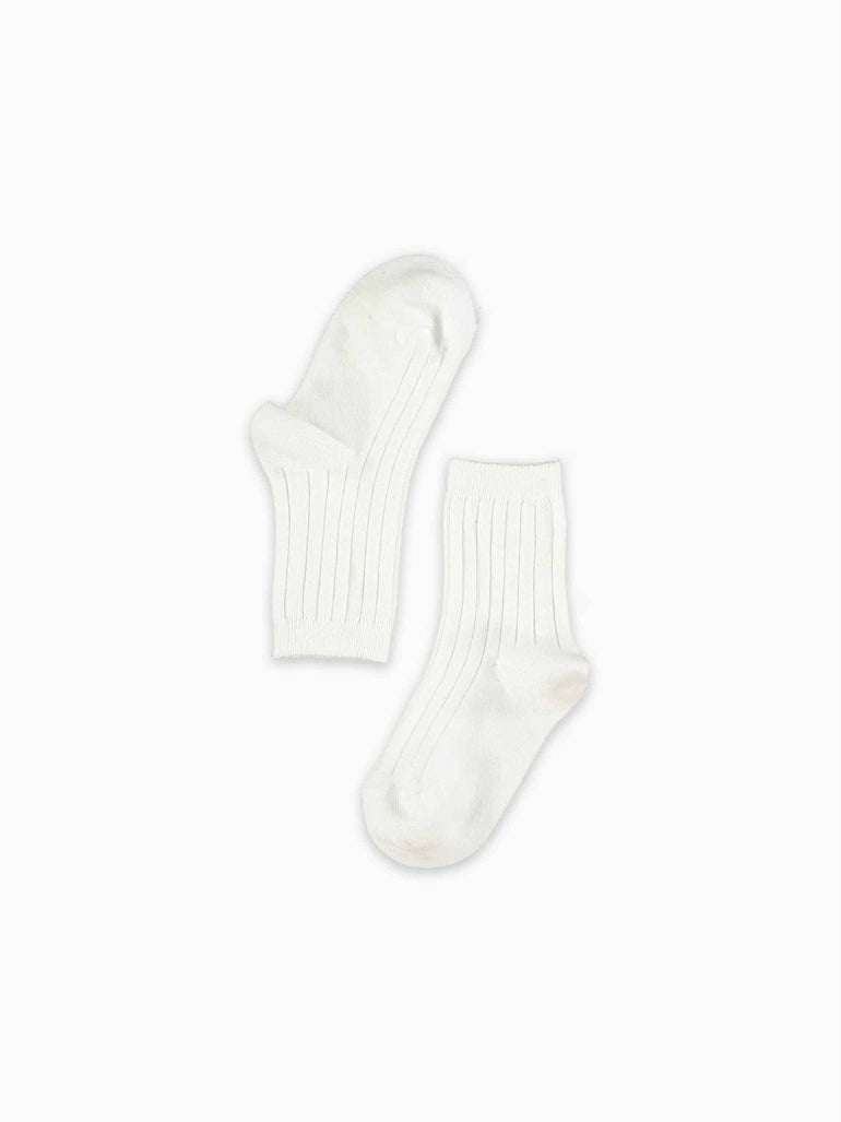 ribbed short socks C