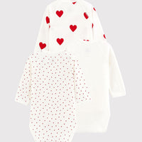 3 pk ls cross bodysuits