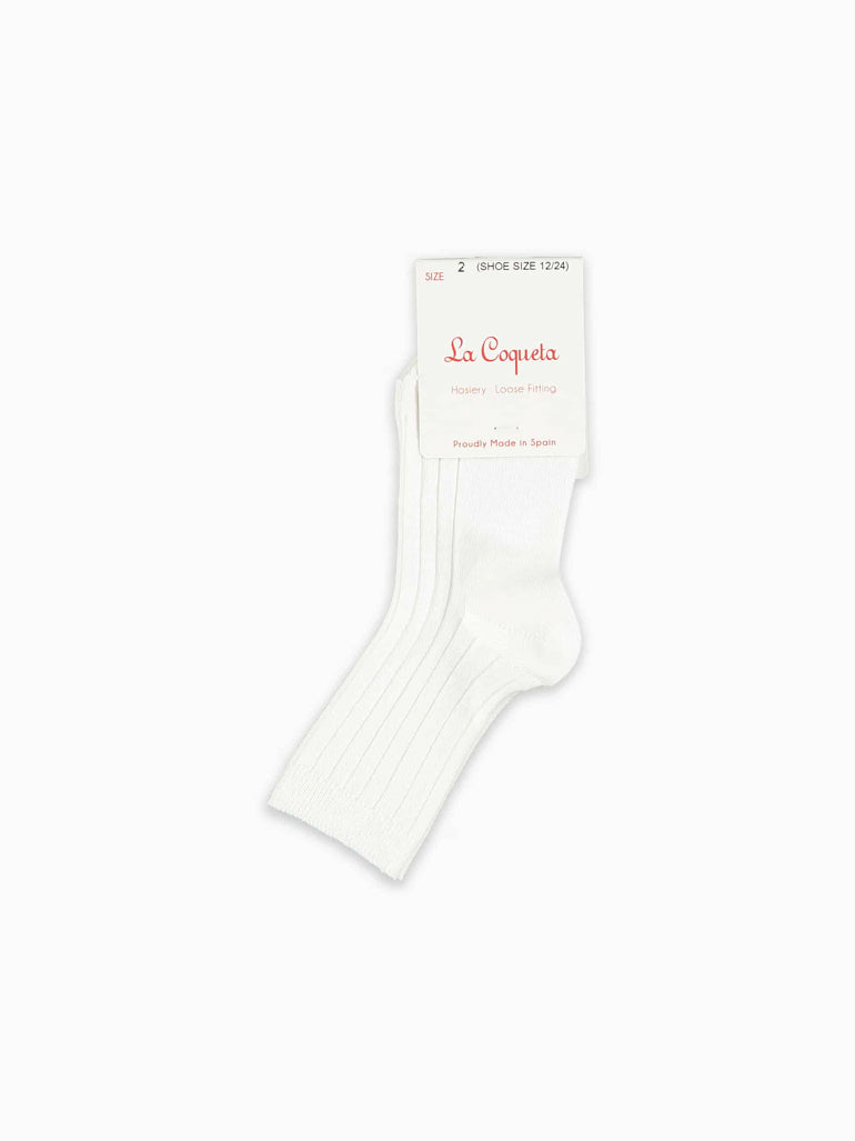 ribbed short socks C
