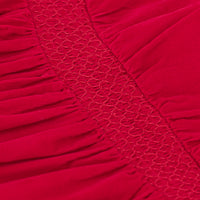 girls red ls corduroy dress