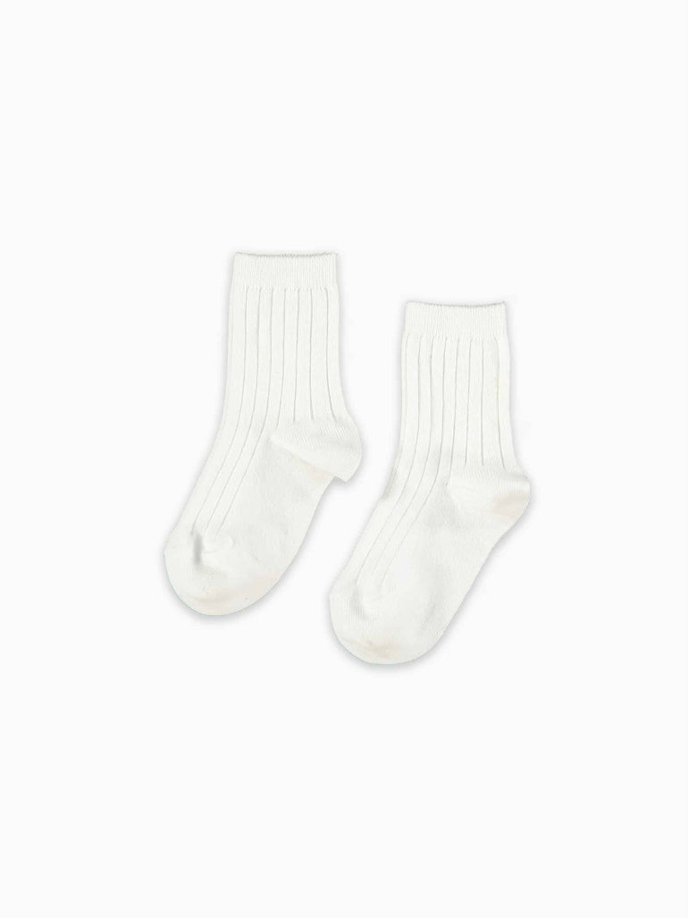 ribbed short socks C