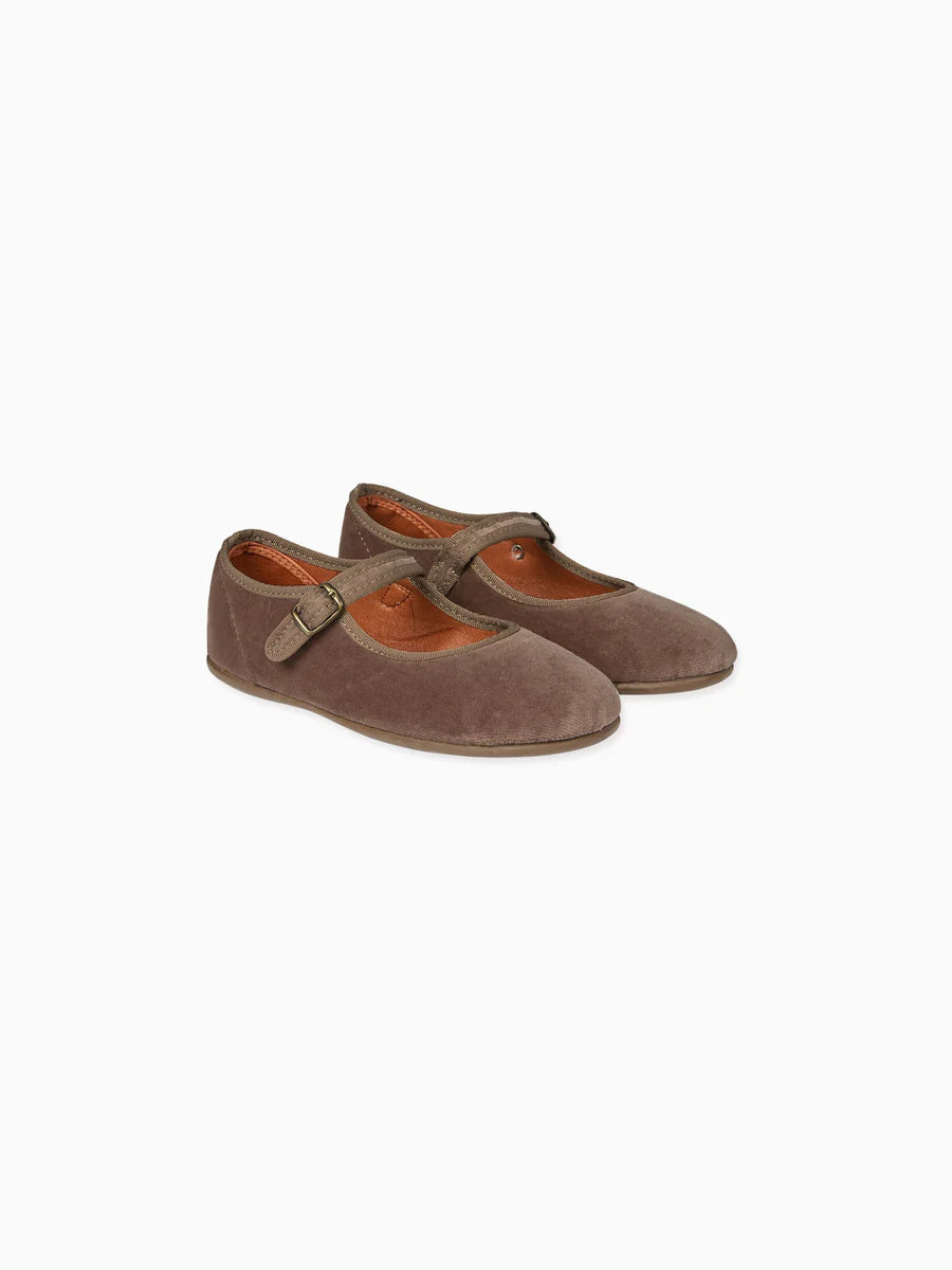 velvet mary janes