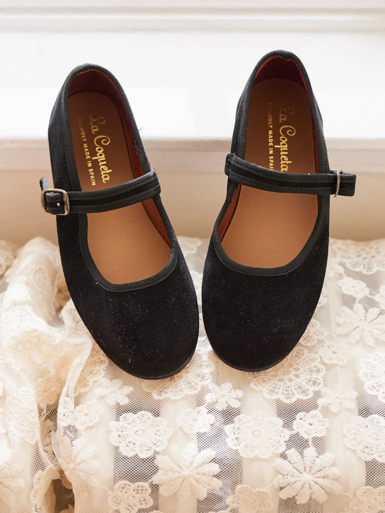 suede mary janes