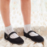 suede mary janes