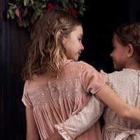 bb carlota smocked dress