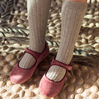 velvet mary janes