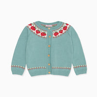 baby fresa strawberry baby cardigan