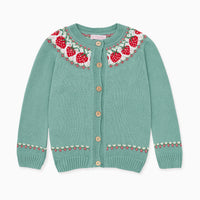 girls fresa strawberry cardigan