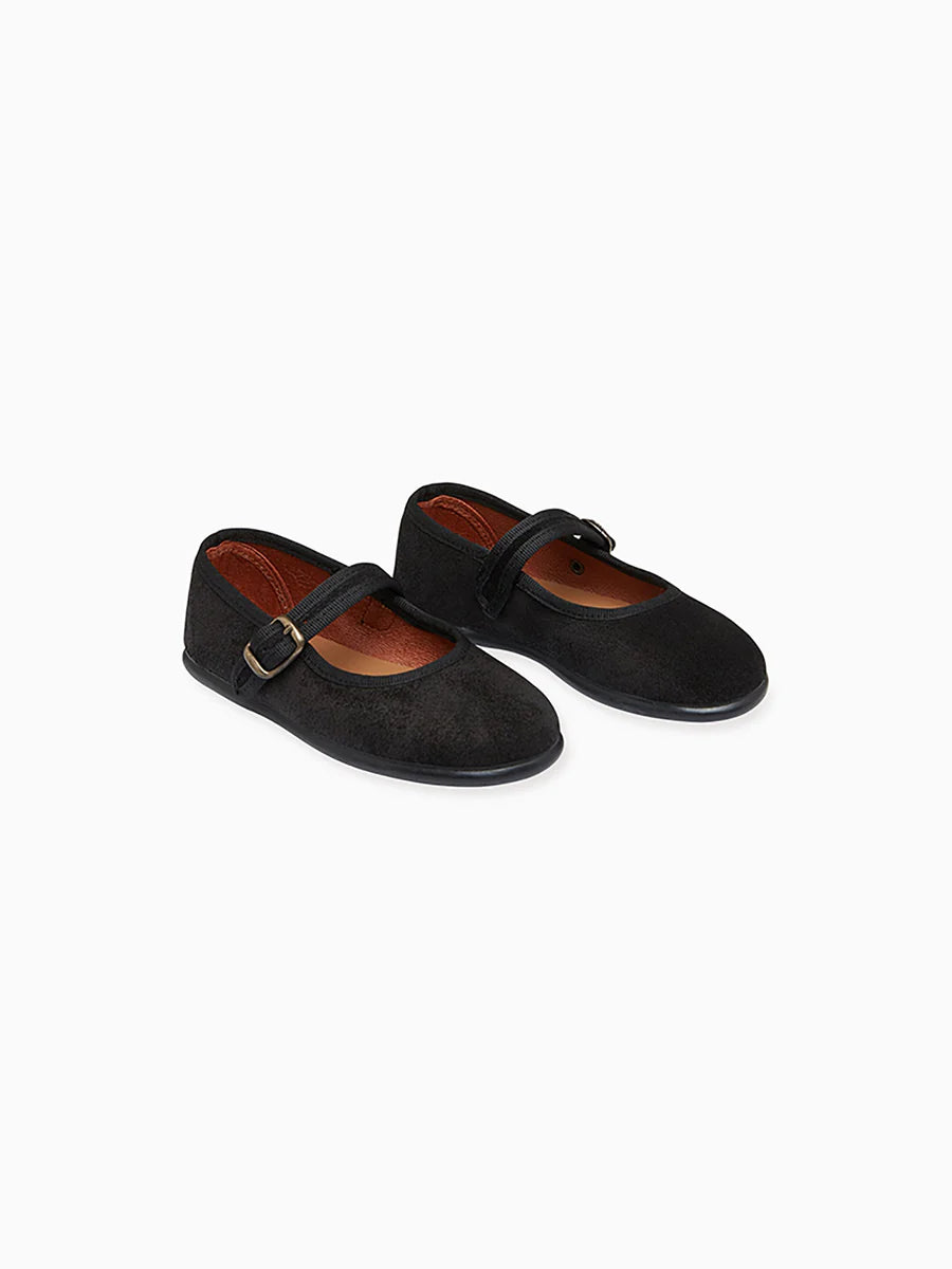 suede mary janes