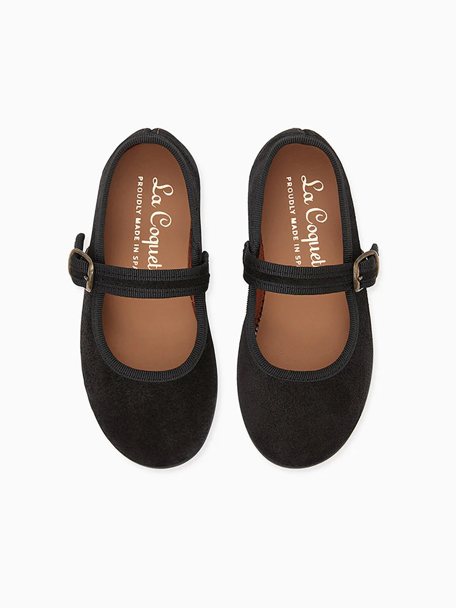 suede mary janes