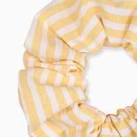 scrunchie lemon stripe