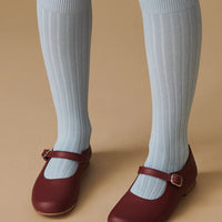 ribbed knee socks