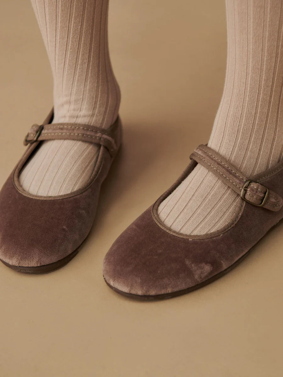 velvet mary janes