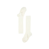 ribbed knee socks C