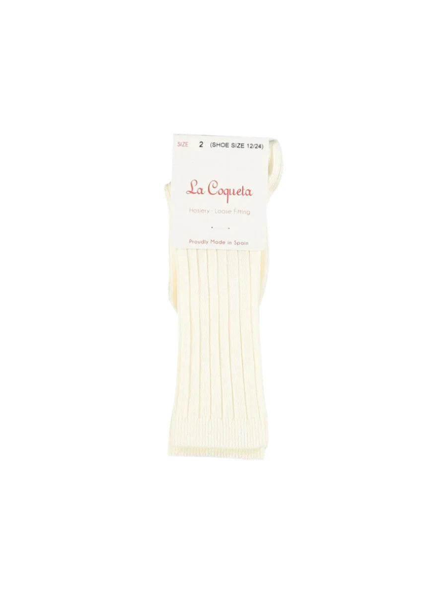 ribbed knee socks C