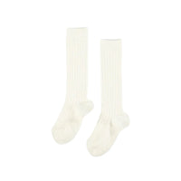 ribbed knee socks C
