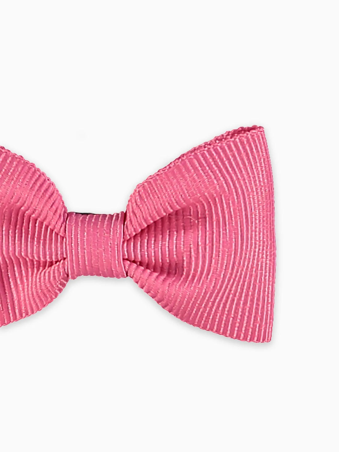small bow clip fuchsia