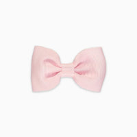 small bow clip baby pink