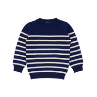 stripe knit sweater C