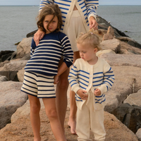 stripe knit sweater C