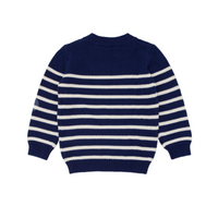 stripe knit sweater C