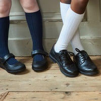 bb ribbed knee high socks