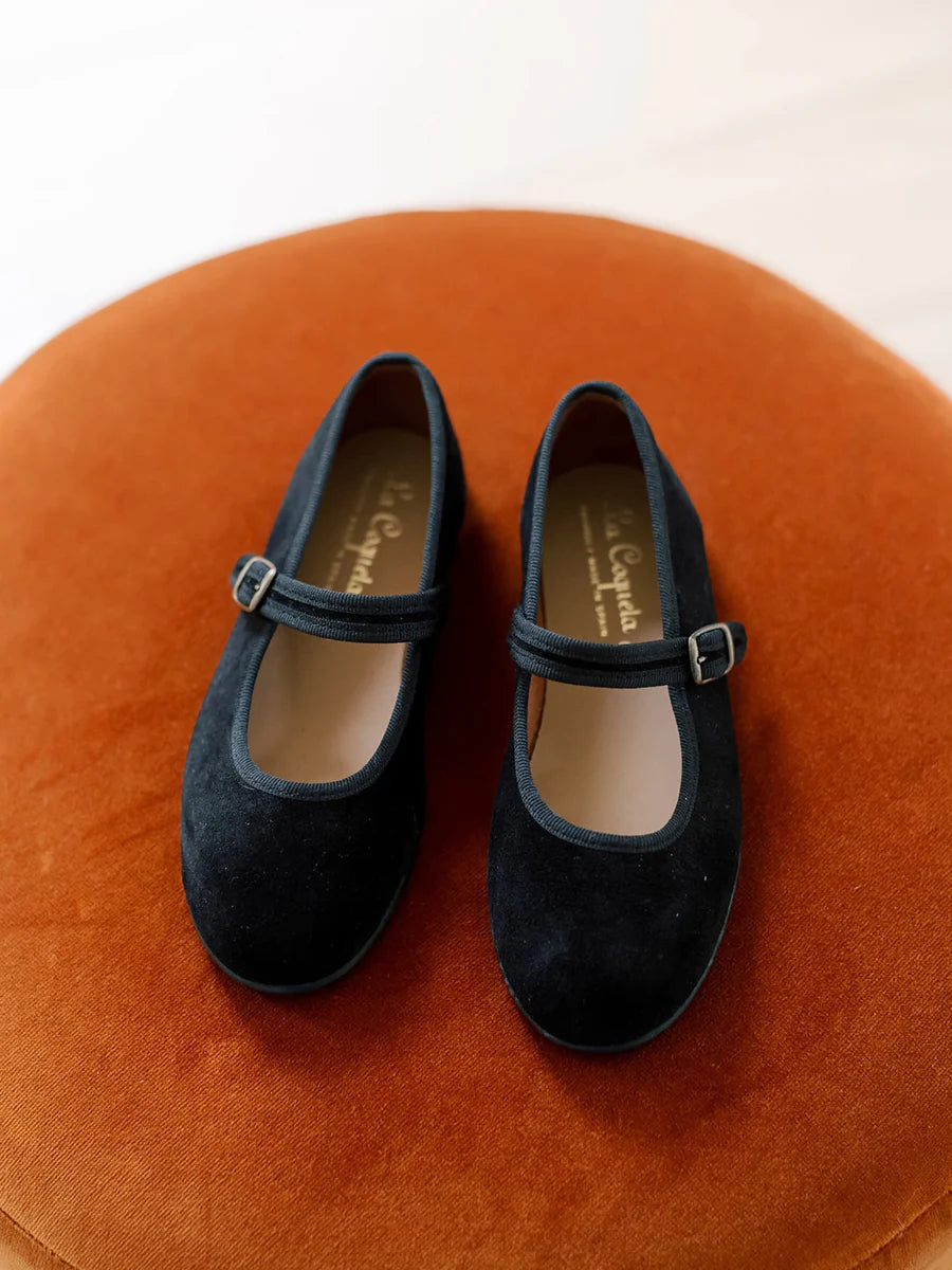 suede mary janes