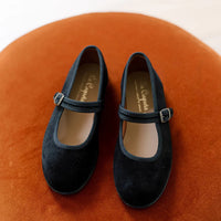 suede mary janes
