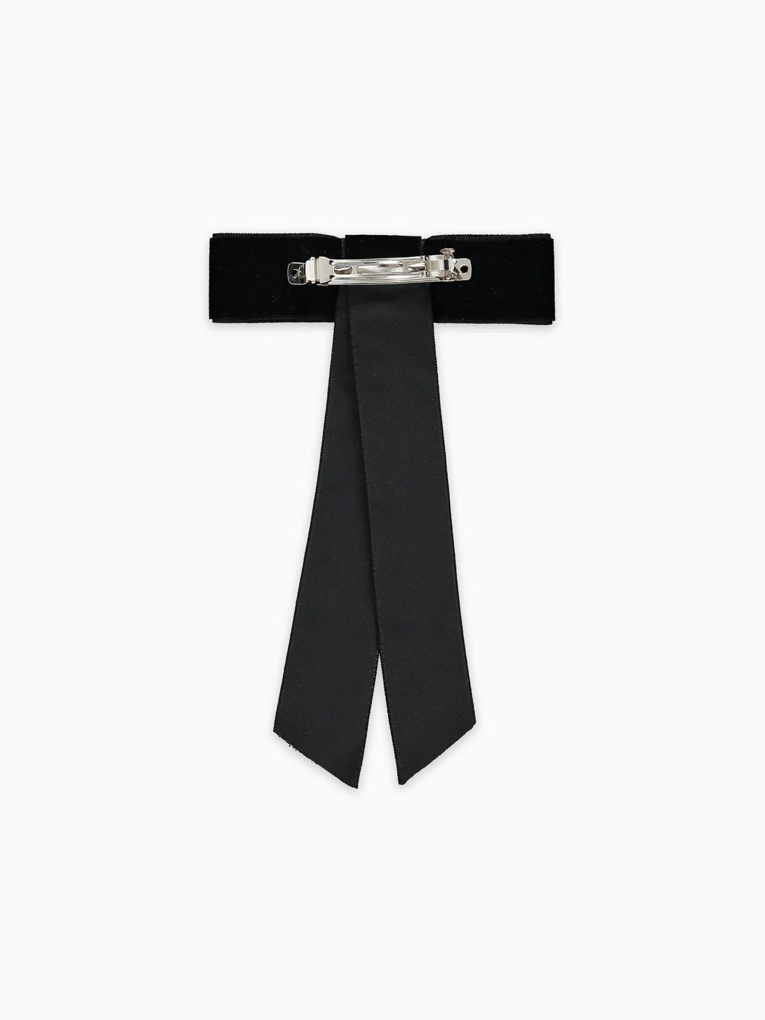 big ribbon bow black velvet