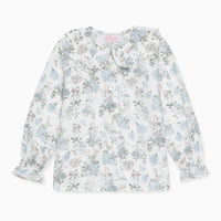 baby blue floral carlotta shirt