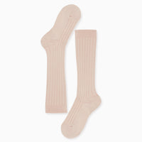 ribbed knee socks C