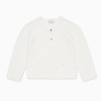 baby ivory feria cardigan
