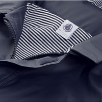 hooded rain coat