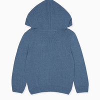 boys leo hoodie jumper blue