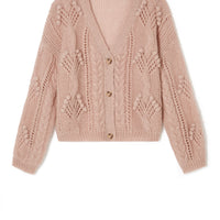 women's sama cardigan blush
