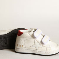 june sneakers white red