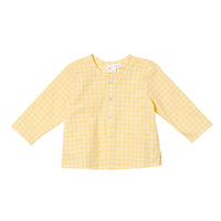 baby lupo shirt yellow check