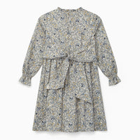 anais smock dress blue floral