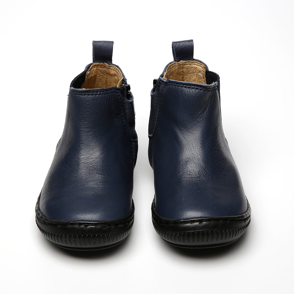 arlo booties navy leather