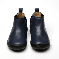 arlo booties navy leather