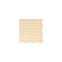 small gingham napkins (20 pack)