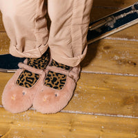 girls mia slippers pink
