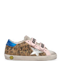 old school sneakers leopard low-tops
