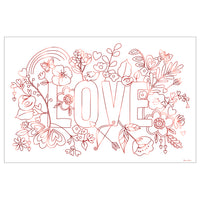 valentines coloring posters