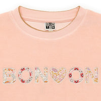girls velvet logo sweatshirt