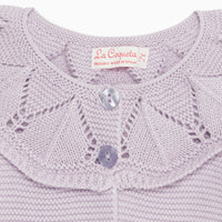girls baena cardigan lilac